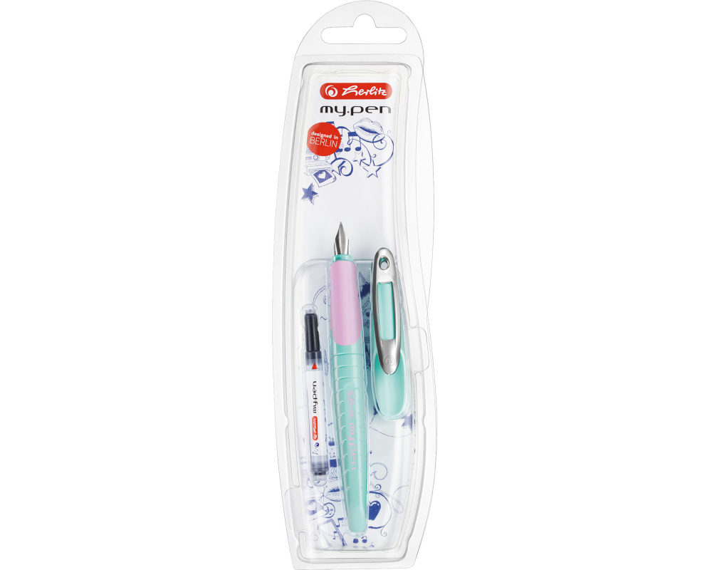 HERLITZ Füllhalter my.pen M 10999753 Minze/Lila