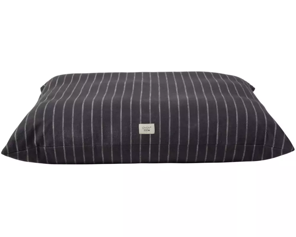 OYOY Hunde-Kissen Kyoto, L, Anthracite