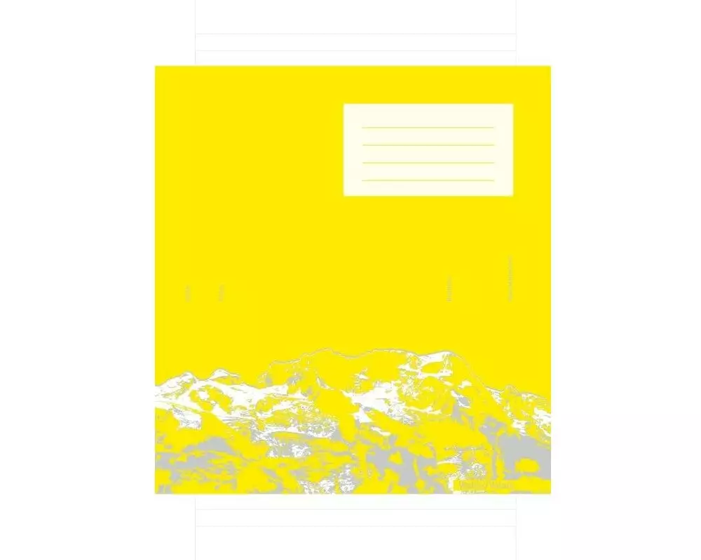 ingold-biwa Schulheft A4, Liniert, Gelb, 25 Stück