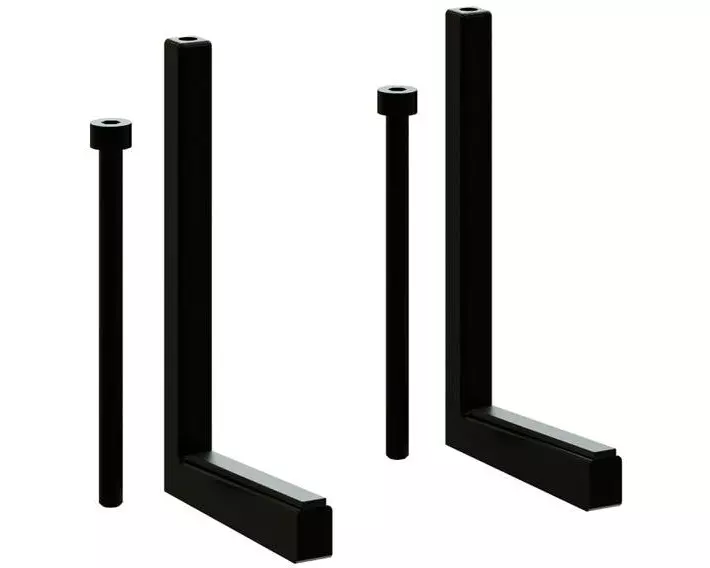 max connect Befestigungsset, SUPRA, 30-55 mm Schwarz