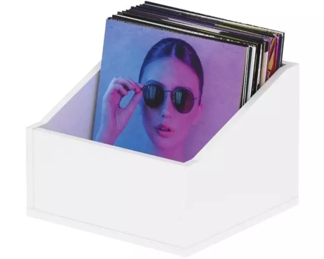 Glorious Record Box Advanced 110 MDF weiss für 110 Schallplatten