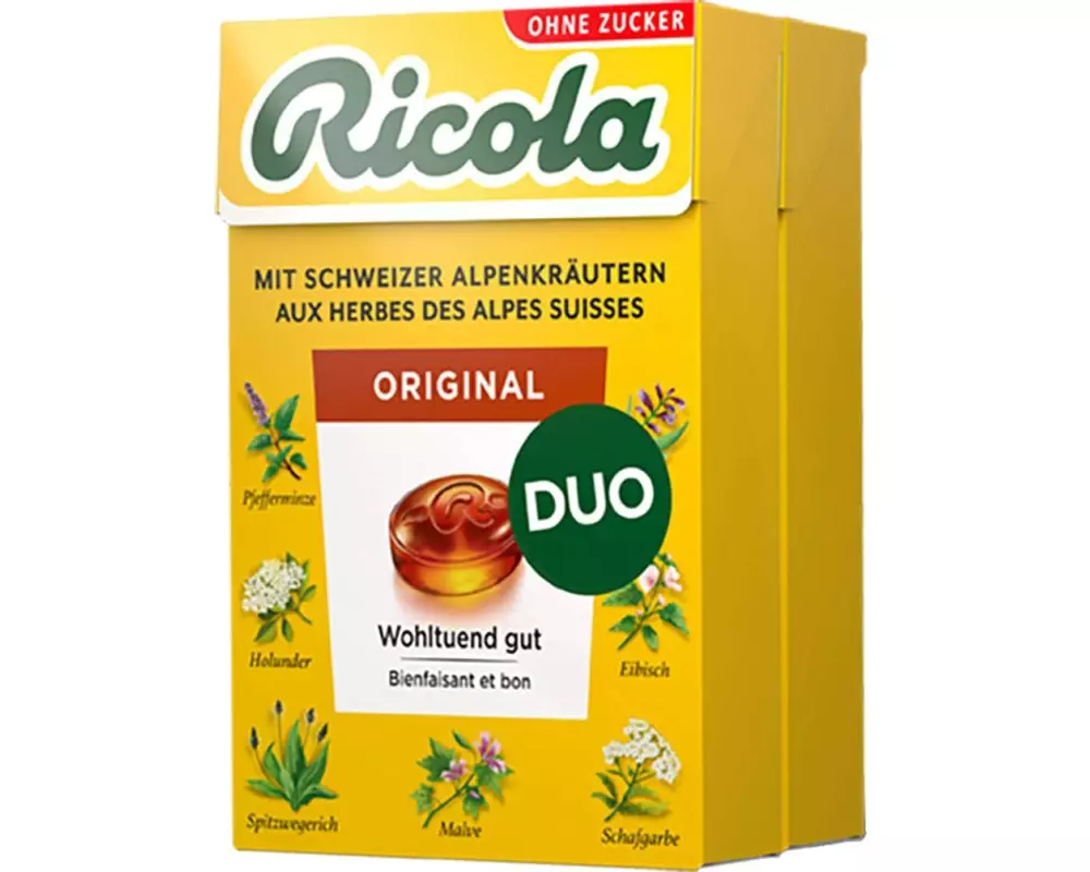 Ricola Bonbons Kräuter Original 2 x 50 g