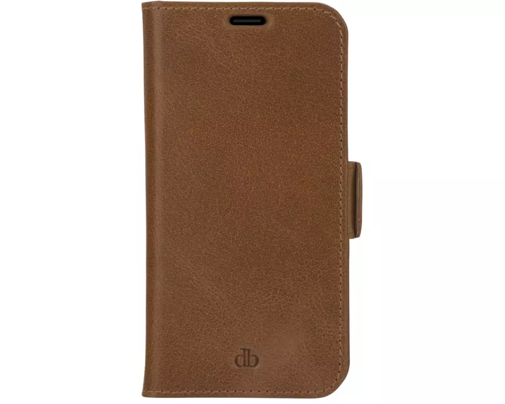 dbramante1928 Book Cover Copenhagen Slim iPhone 13 Mini Braun