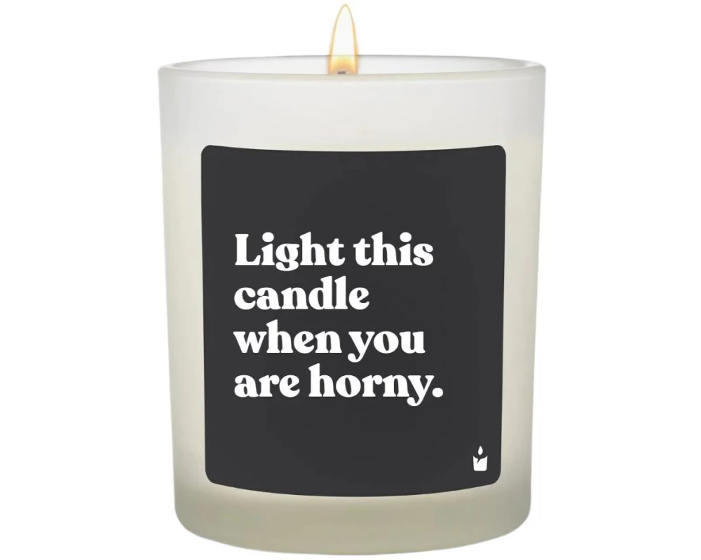 ChattyCandles Duftkerze Light this candle when you are horny 6.7 x 8 cm