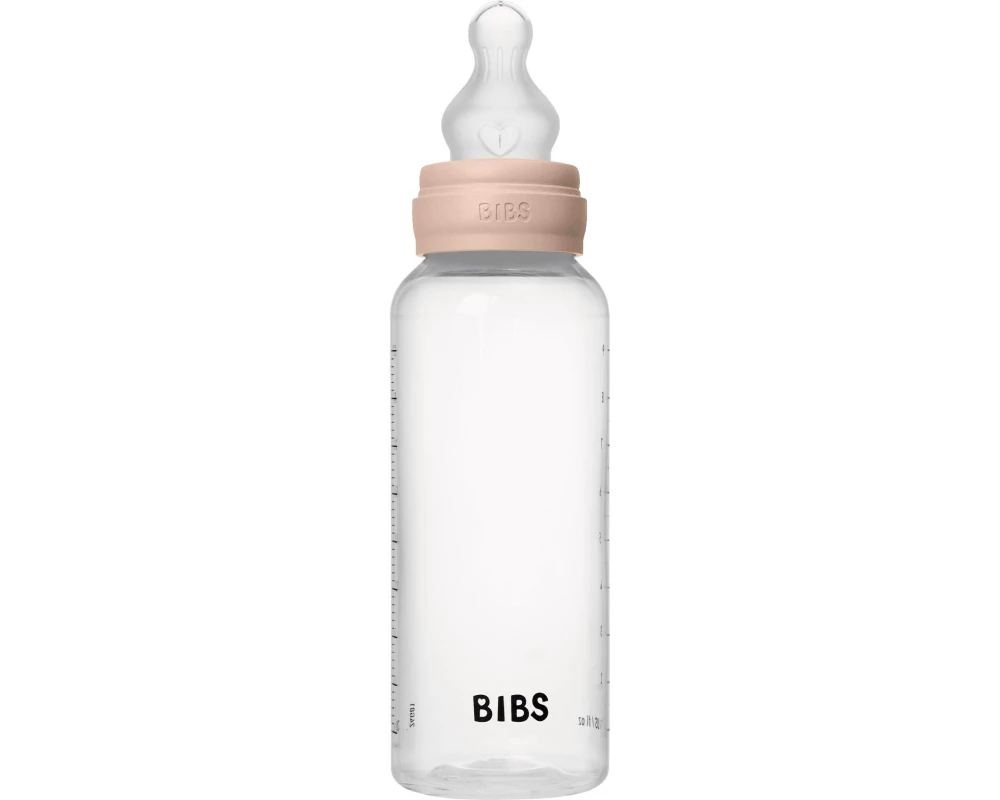 Bibs Baby Bottle Anti Colic Silicone Medium Flow Blush 270 ml