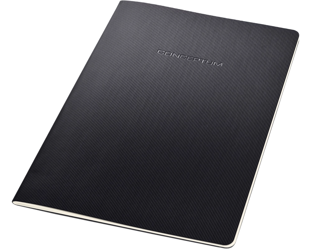 CONCEPTUM Notizheft Softc. A4 CO860 Softw-Oberfläche,black,kar,
