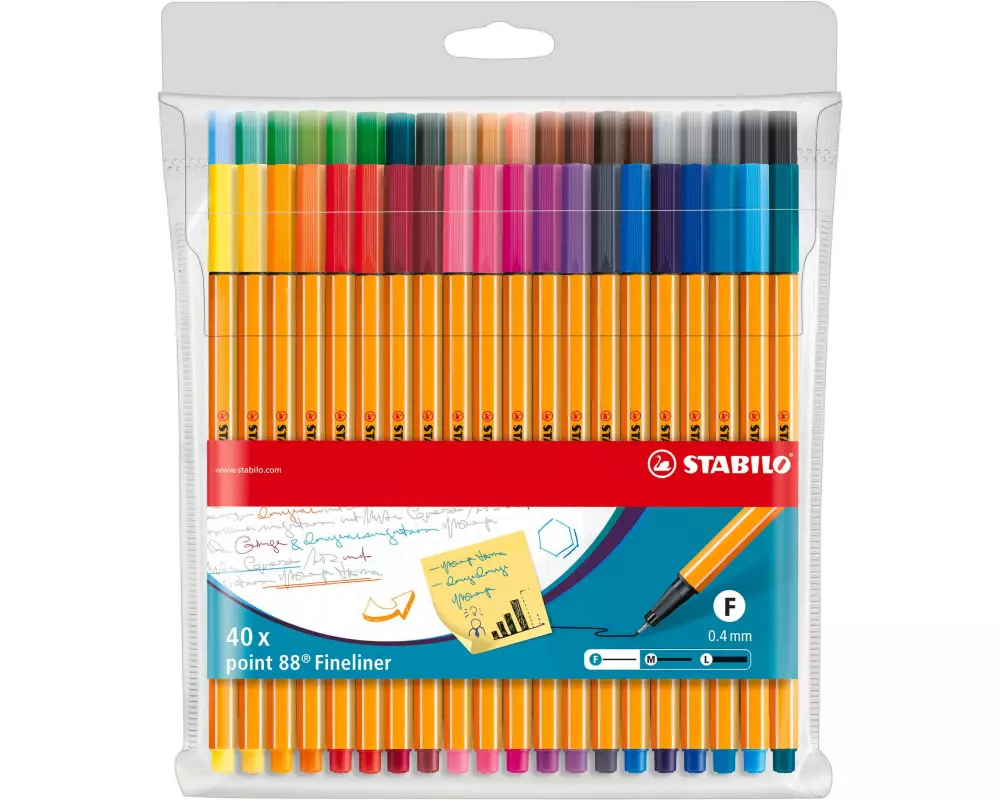 STABILO point 88 Fineliner 40er Etui