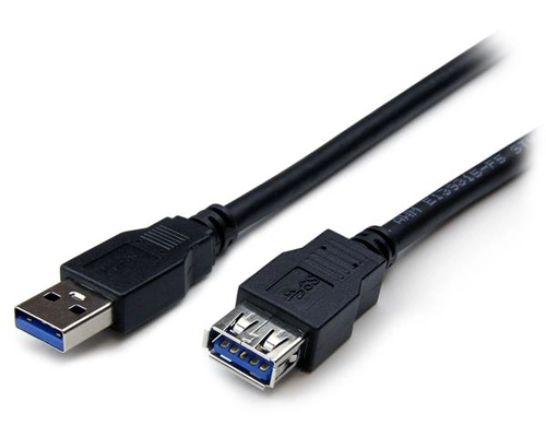 StarTech.com 2m Black SuperSpeed USB 3.0 Extension Cable A to A
