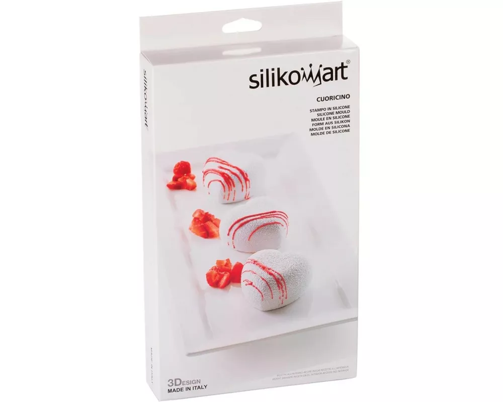 Silikomart Motiv-Backform Silikonbackform Herzen klein Herzchen klein