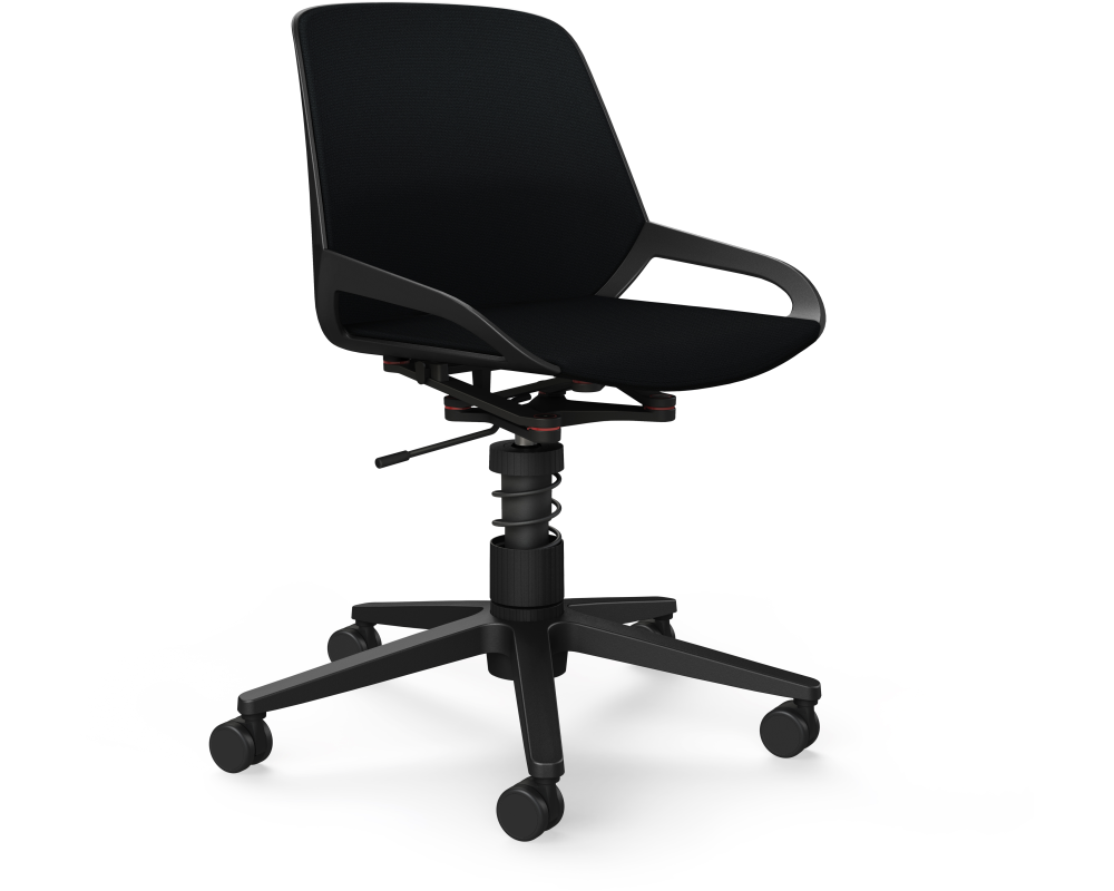 AERIS Bürodrehstuhl Numo Task 962WRSTBKCU1 schwarz/schwarz