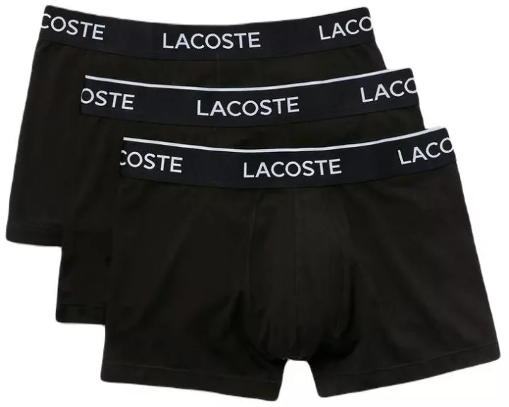 Lacoste Boxershort 3er Pack Schwarz, XL
