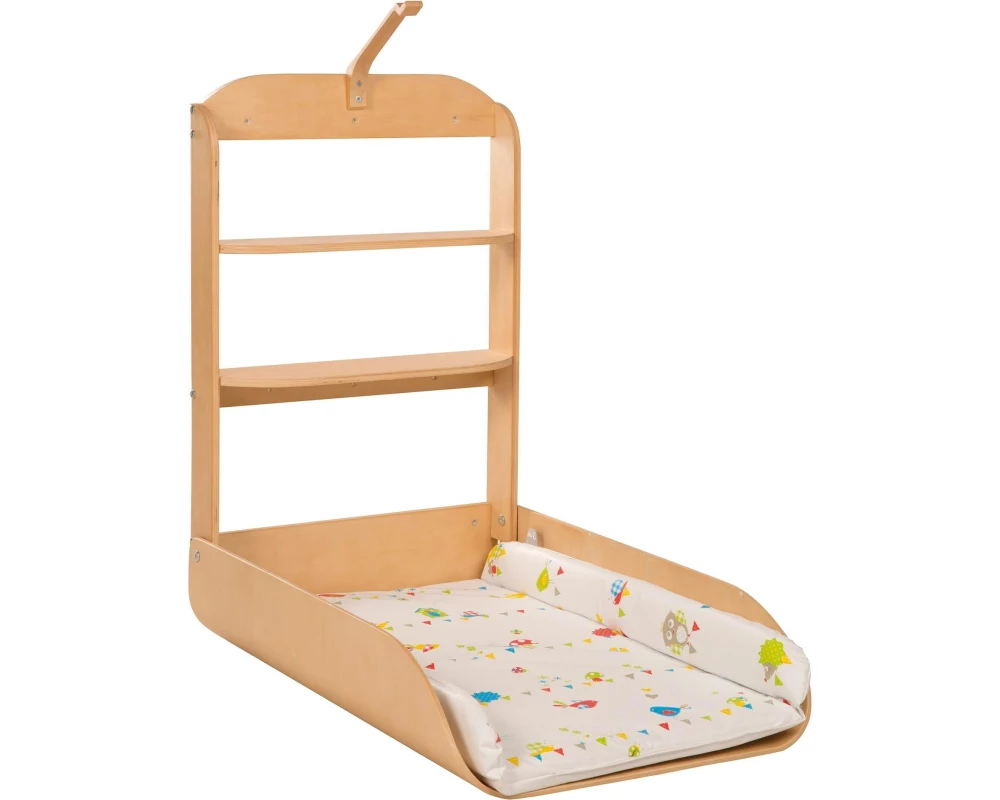 roba Waldhochzeit Wandwickelregal mit 2 Böden Nature