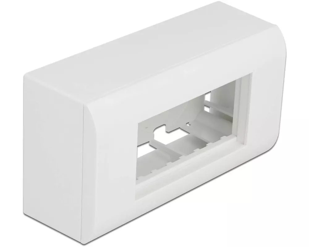 Delock Easy 45 Aufputzgehäuse 152 x 82 Weiss