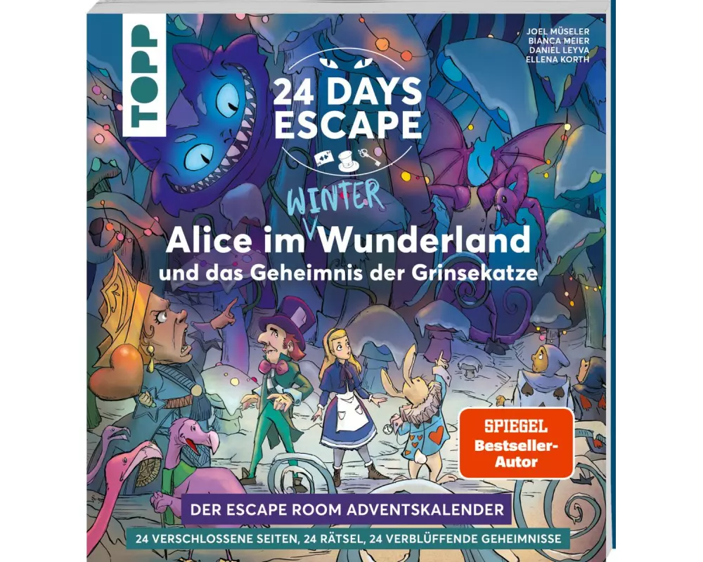 Frechverlag Adventskalender 24 Days Escape, Alice im Wunderland