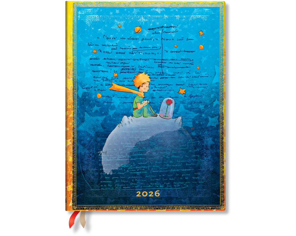 PAPERBLANKS Agenda Der kleine Prinz 2026 FD0696-2 1W/2S VER Ultra SC DE 18x23cm