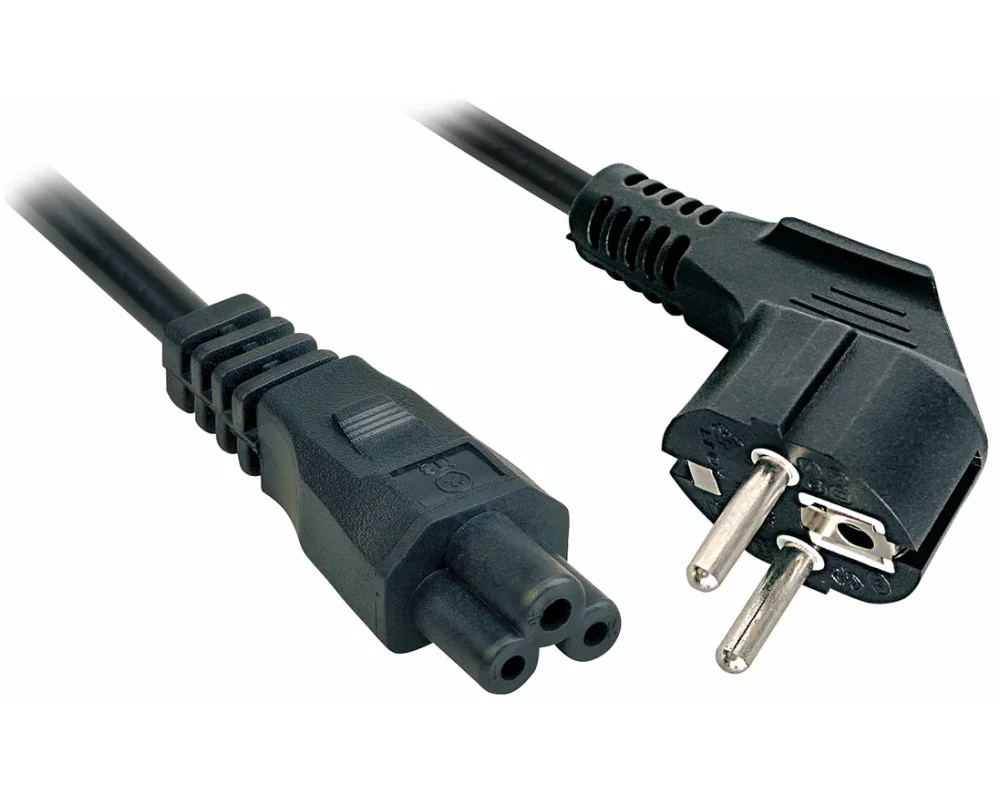 LINDY 5m Schuko to IEC C5 Mains Cable