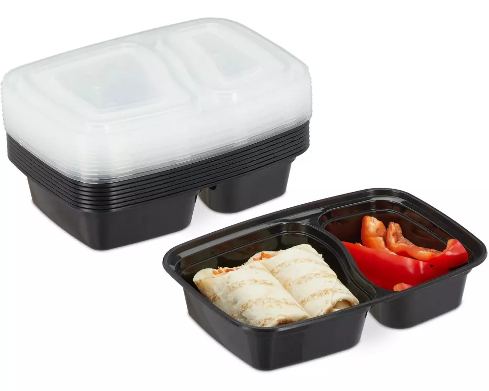 relaxdays Menübox 2-fach 10 Stück