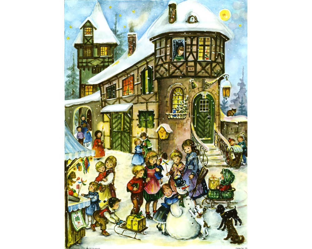 SELLMER Adventskalender 35,5x26cm RS701