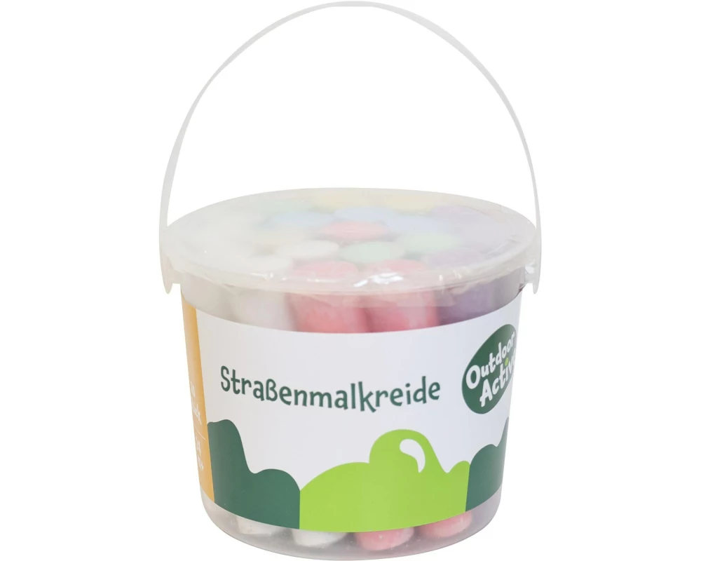 vedes Strassenmalkreide im Eimer 20 Stück