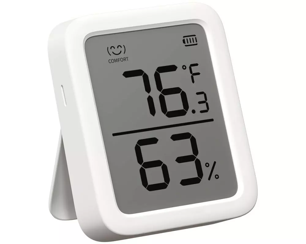 SwitchBot Smartes Innen-Thermometer, Weiss, Bluetooth