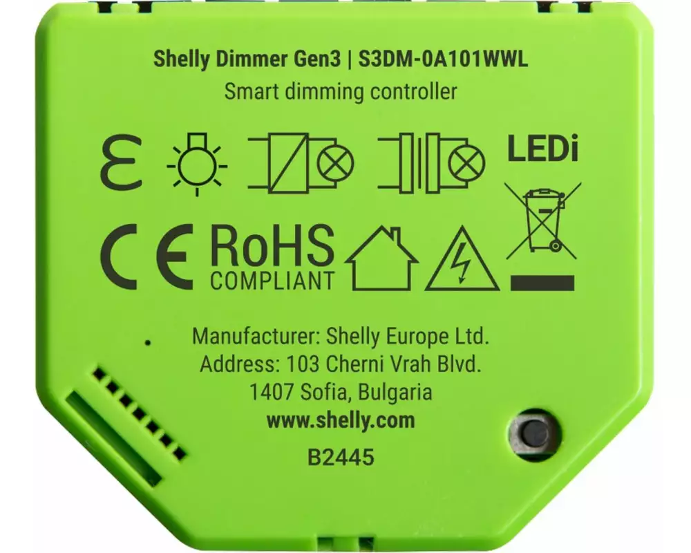 Shelly WLAN-Dimmaktor Dimmer Gen3