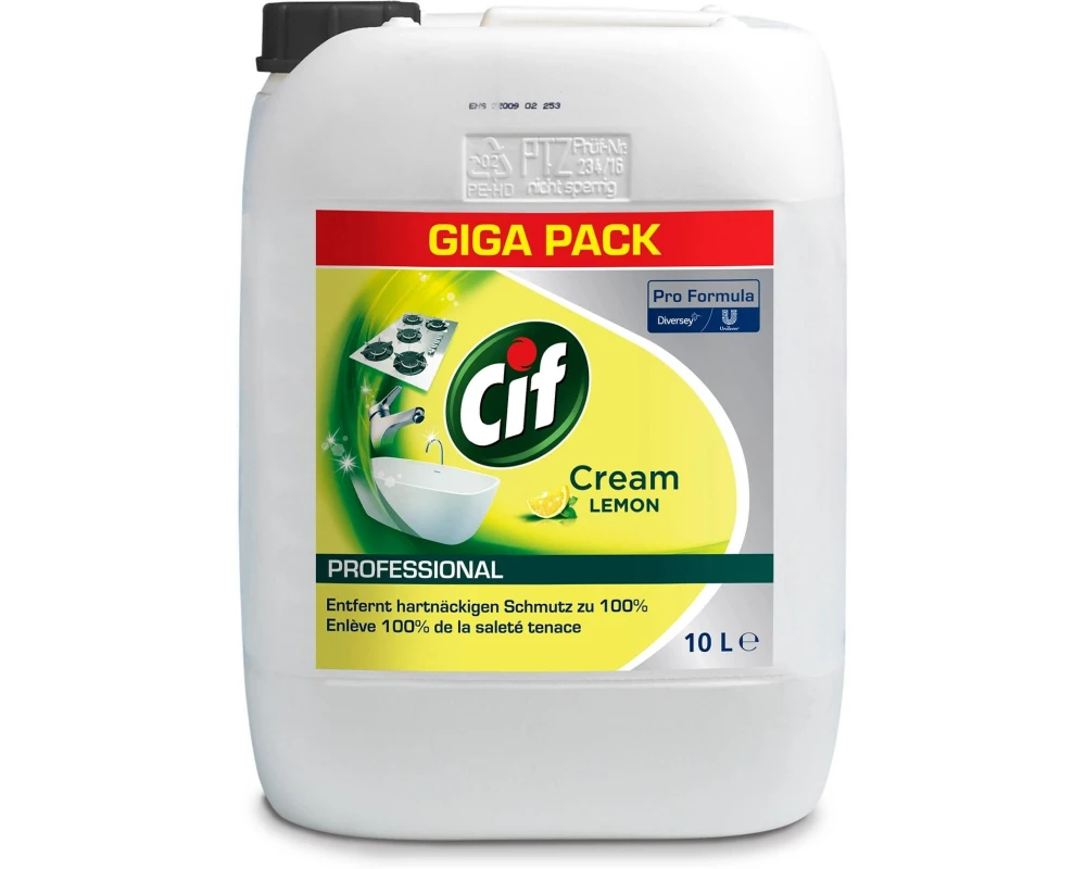 Diversey Pro Formula Küchenreiniger Cif Professional Cream Citro 10 l