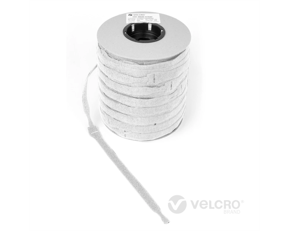 VELCRO One Wrap Strap 20mm x 230mm, 750 Stück, weiß