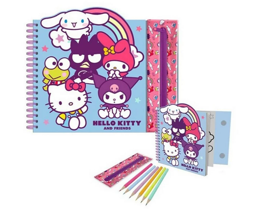 Sombo Malset Hello Kitty Bastelmalbuch