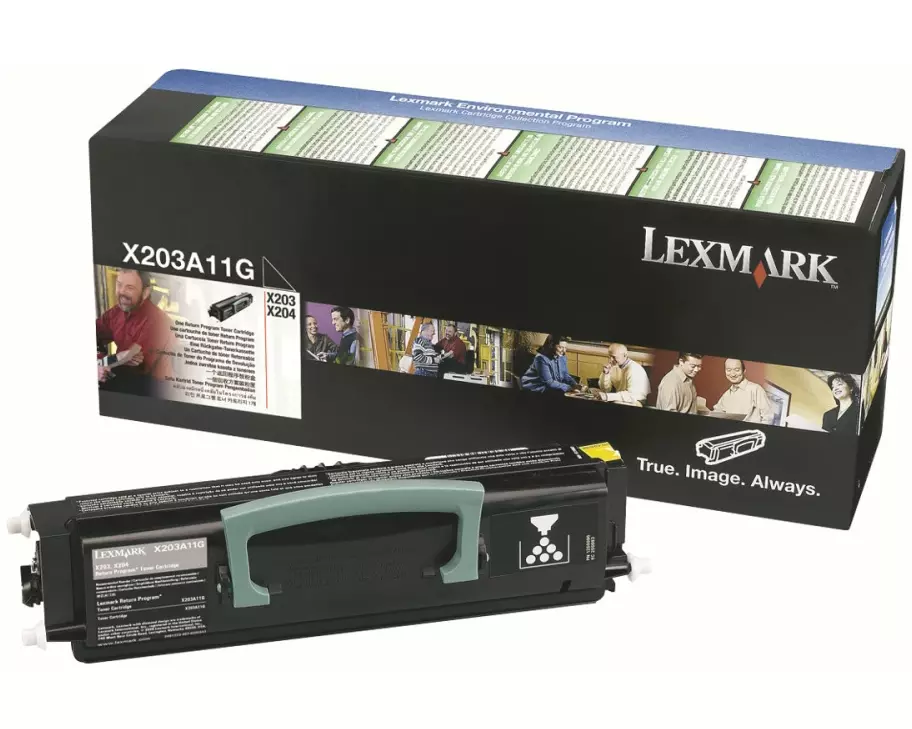 LEXMARK X203N, X204N Toner black Std Capacity 2.500 pages return