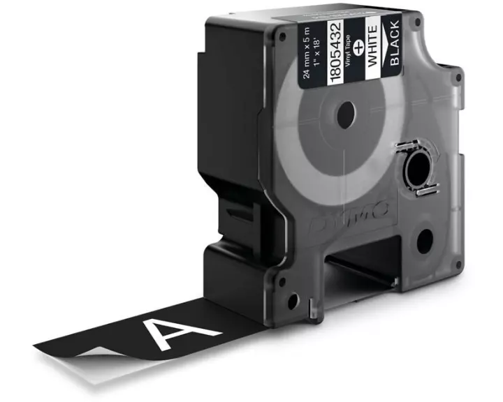 DYMO Rhino Beschriftungsband Weiss auf Schwarz