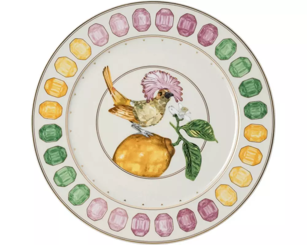 Rosenthal Platzteller Idyllia Flycatcher Mehrfarbig