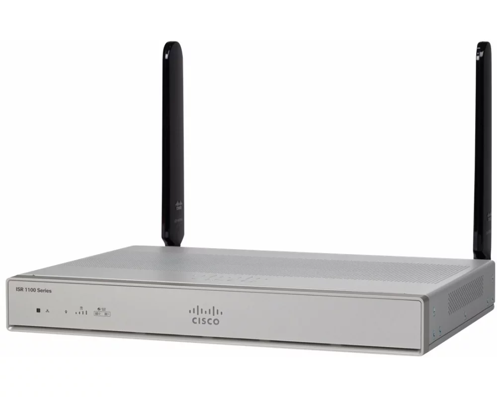 Cisco ISR 1100 8P Dual GE SFP Higher Perf Router Pluggable SMS/GPS