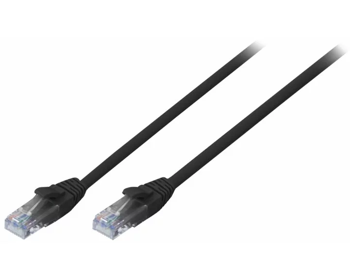LINDY Patch Cable, Cat6, UTP, RJ45-RJ45, 15m, black