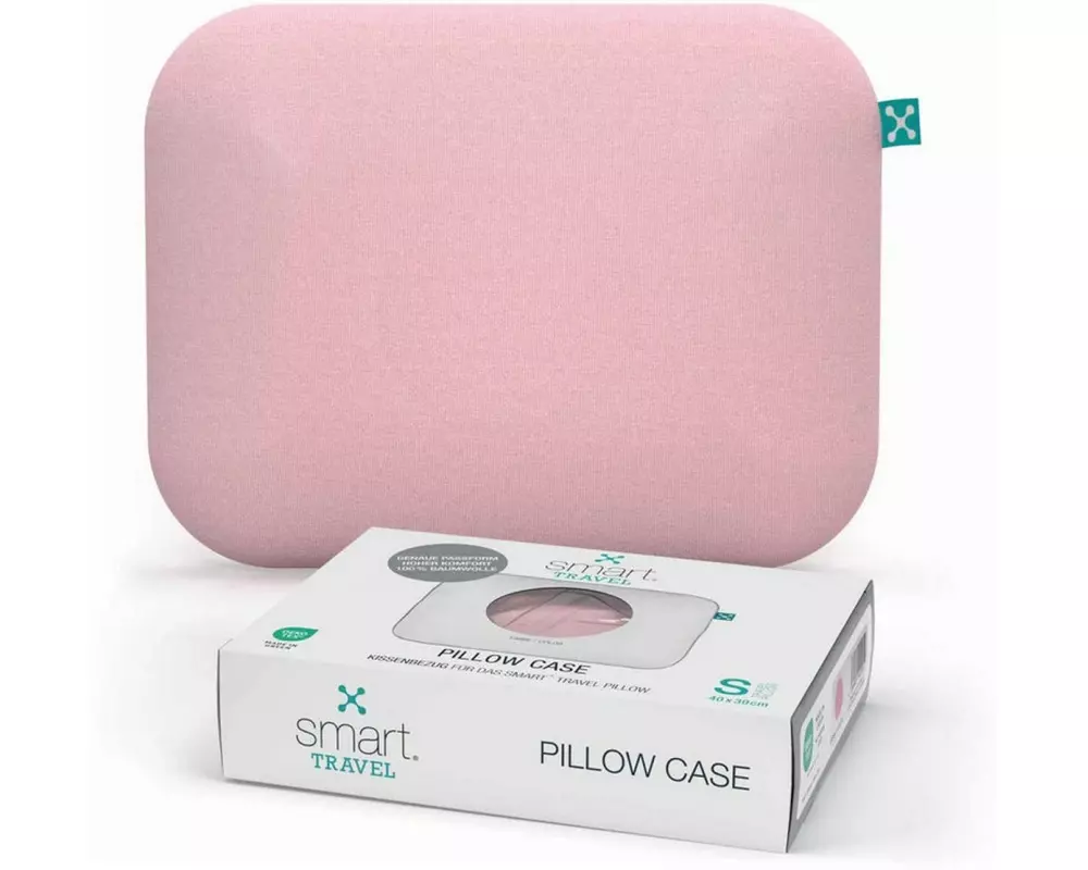 Smartsleep Kopfkissenbezug Travel 30 x 40 cm, Rosa