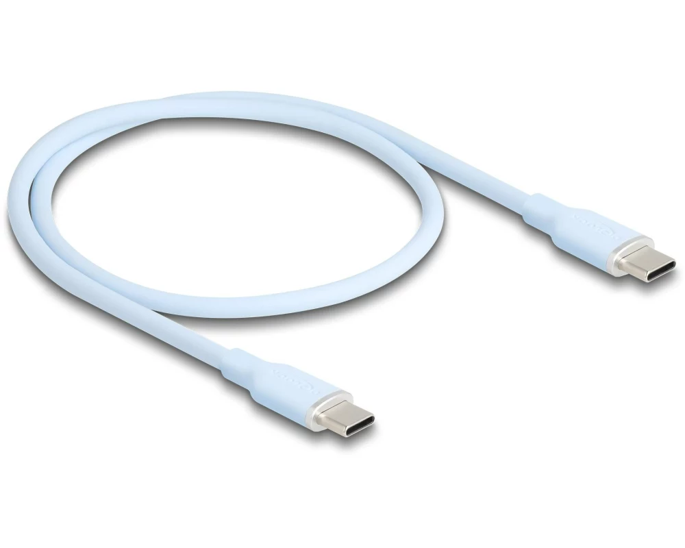 Delock USB 2.0-Kabel Silikon USB-C - USB-C 0.5 m
