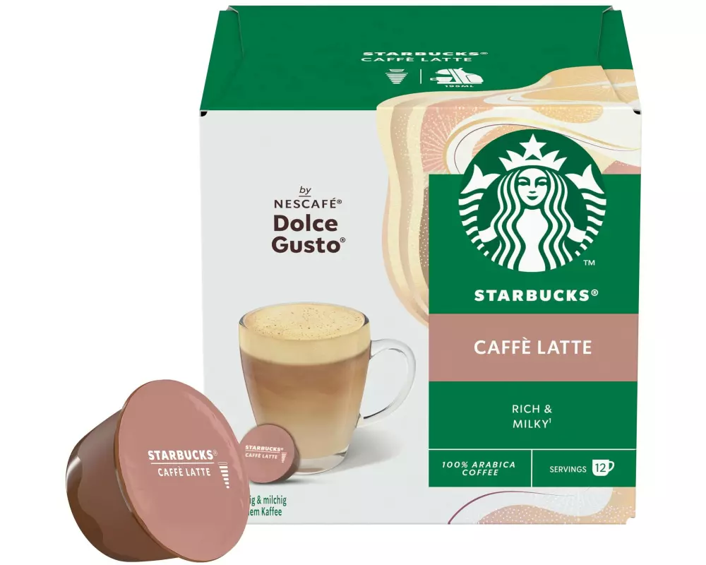 Starbucks Kaffeekapseln Caffè Latte 12 Stück