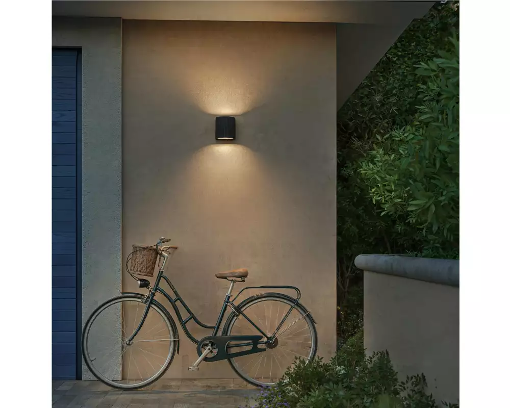 Philips Wandleuchte Zyra, 2 x 4.3W, 2700 K, 800 lm, Anthrazit