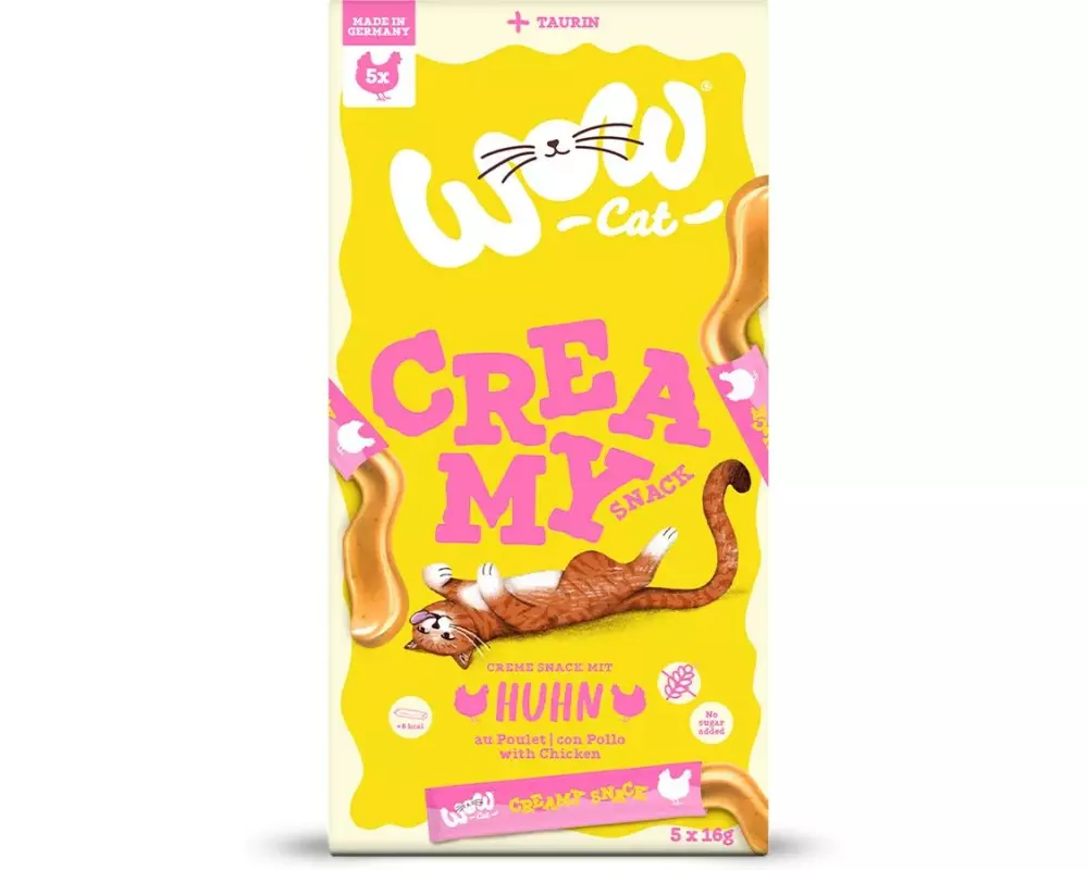 WOW Creamies mit Huhn 5 x 16g