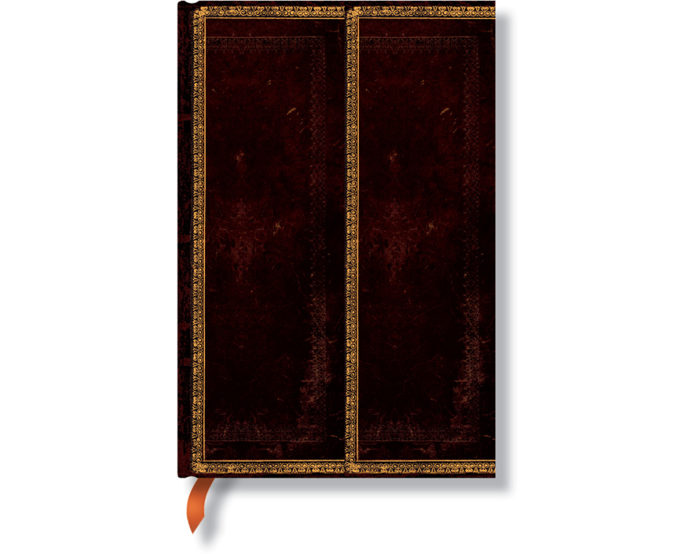 PAPERBLANKS Schwarzes Marokkoleder Mini PB840-9 lin. 100x140mm, 176 S.