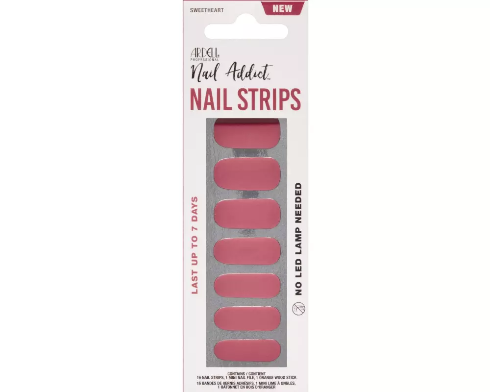 Ardell Nail Addict Nail Strips – Sweetheart 16 Stück