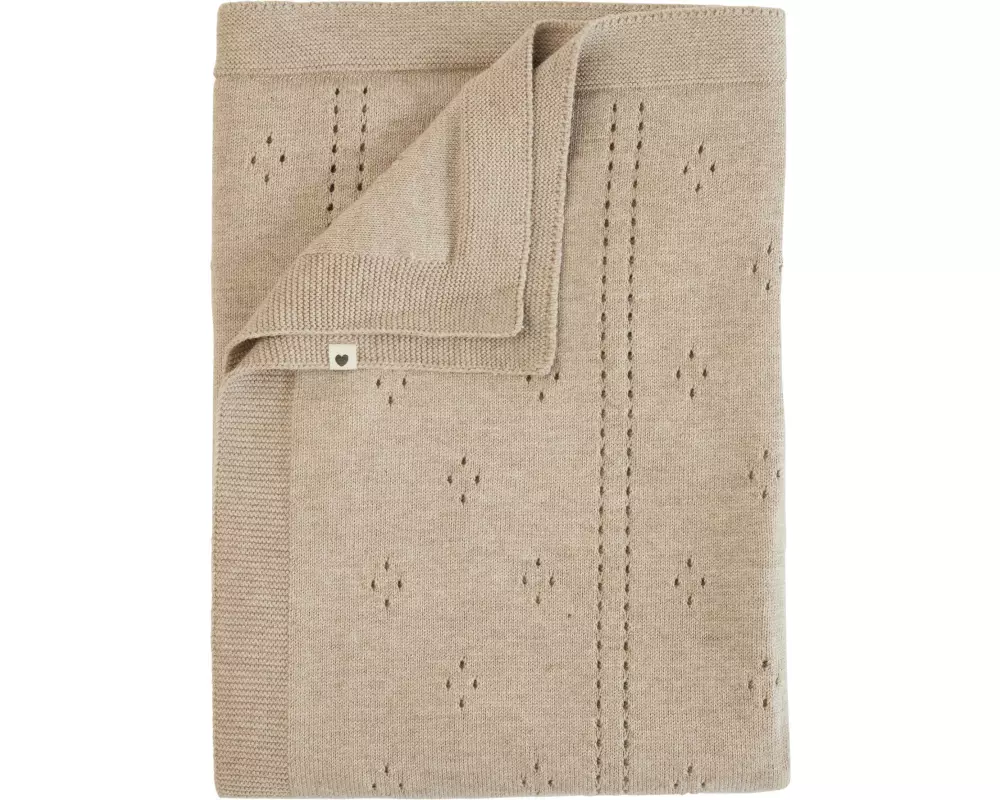 Bibs Pointelle Vanilla, Bio-Baumwolle, 100 x 70 cm