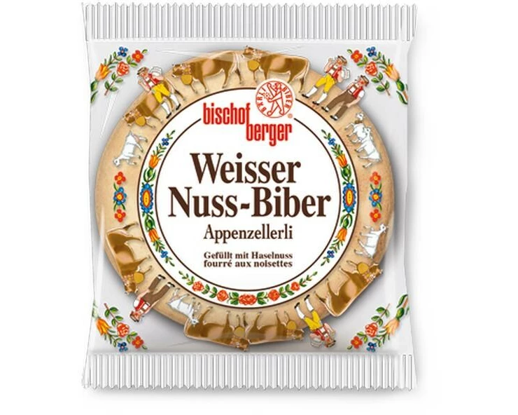 Bischofberger Guetzli Weisser Nuss-Biber 60 g