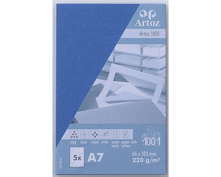 ARTOZ Visitenkarten 1001 A7 107136144 220g, royal 5 Blatt