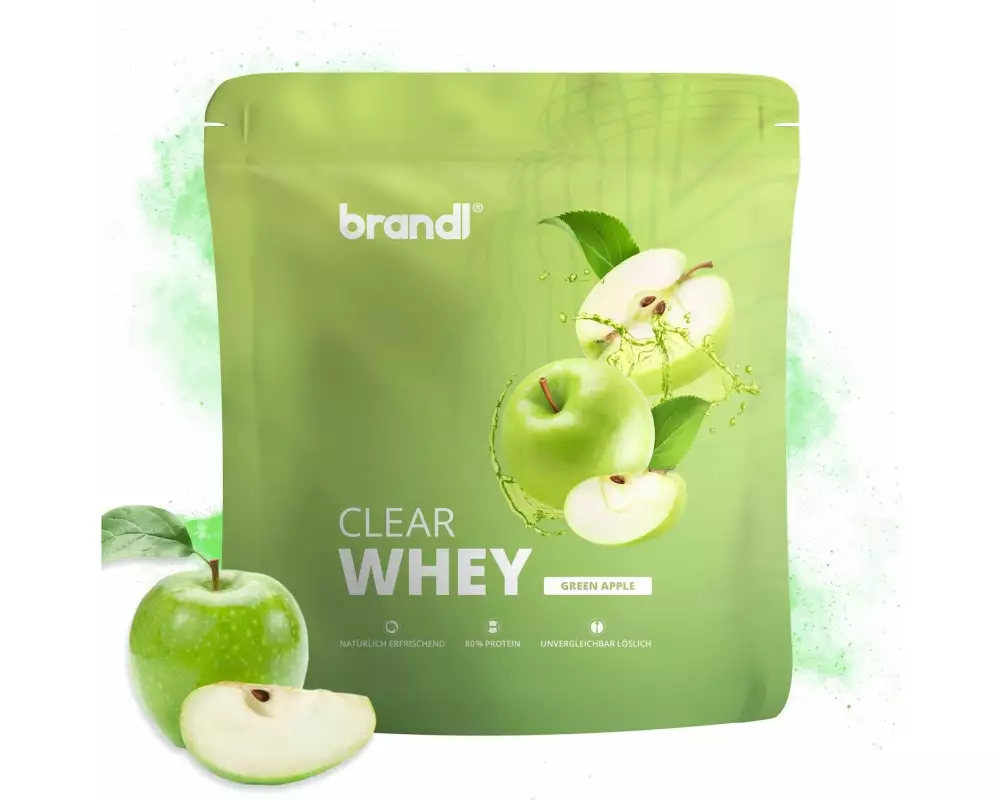 Brandl-Nutrition Pulver Clear Whey Apfel 800 g
