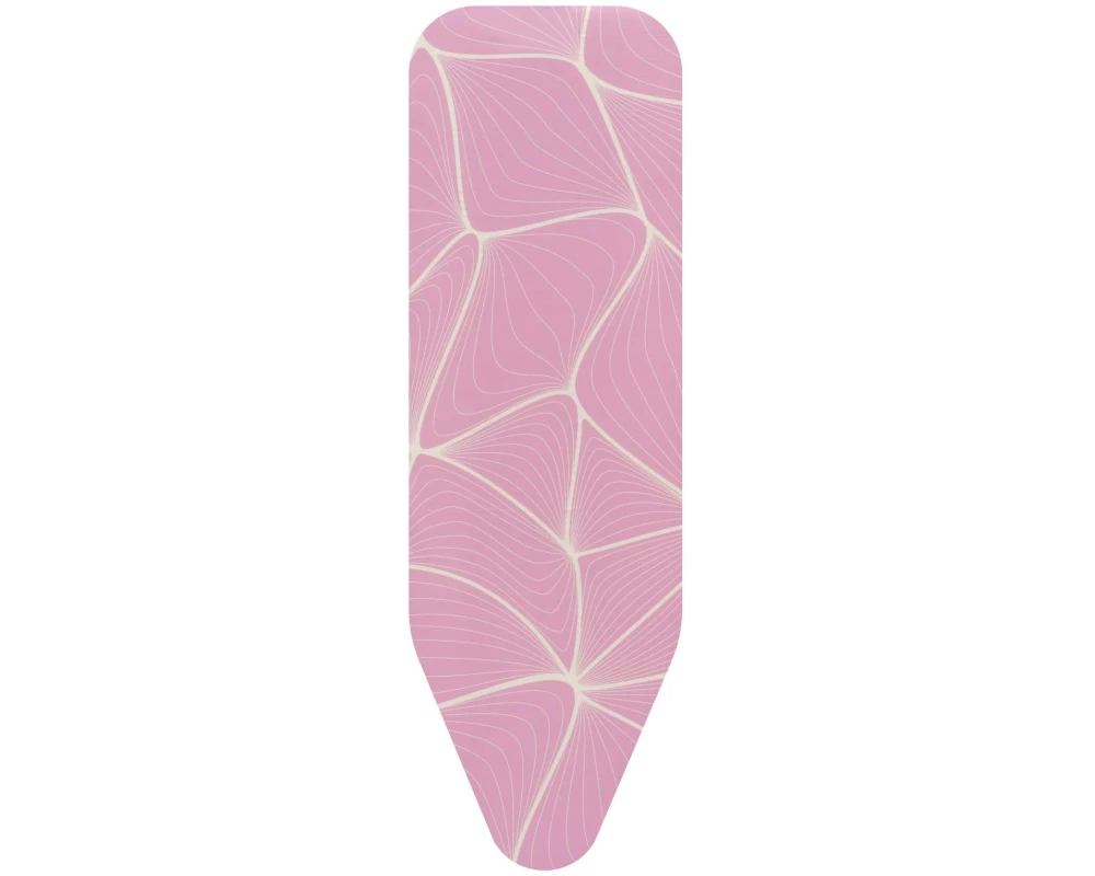 Brabantia Bügelbrettbezug B mit 8 mm Schaumstoff 124 x 38 cm, Pink