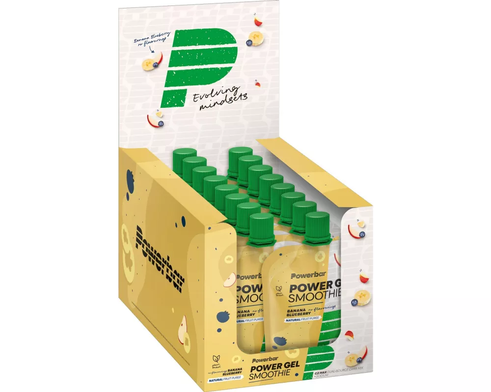 PowerBar Nahrungsgel PowerGel Smoothies Banana Blueberry