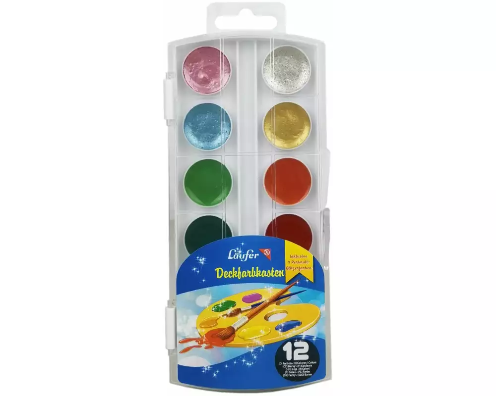 Läufer Wasserfarbe 12 Farben