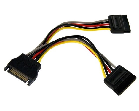 6 SATA POWER Y SPLITTER CABLE