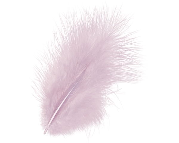 KNORR PRANDELL Marabufedern 10cm 6619215 zartrosa 15 Stück