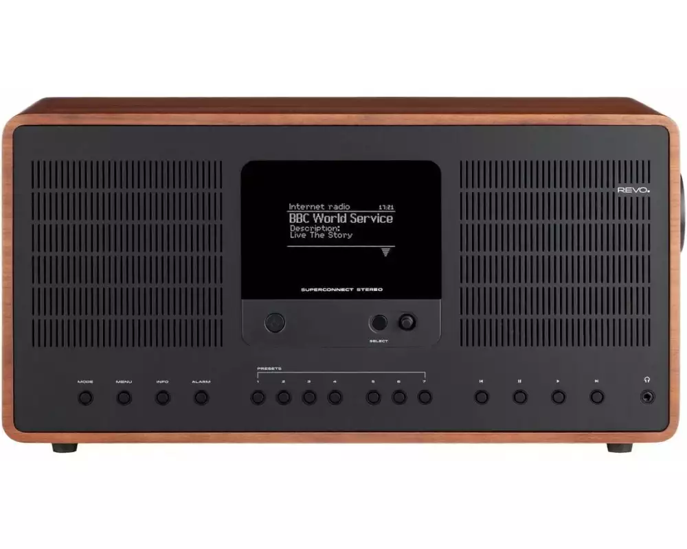 Revo DAB+ Radio Superconnect Stereo Schwarz